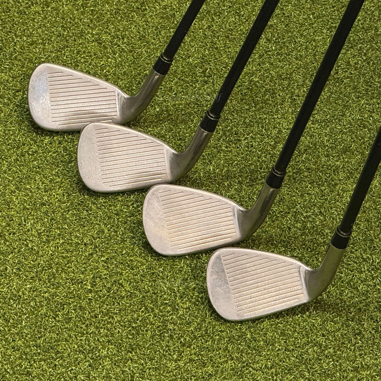 TaylorMade Burner 2.0 High Polish 4-AW Iron Set Superfast 65 Graphite Seniors