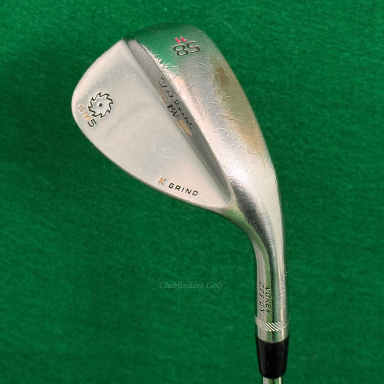 Titleist Vokey SM5 Chrome 58-11K 58° Lob Wedge Vokey Design Steel Wedge Flex