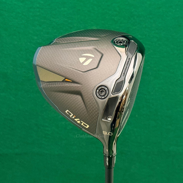 TaylorMade Qi4D Max 9° Driver Mitsubishi REAX Silver 60-S Graphite Stiff w/ HC