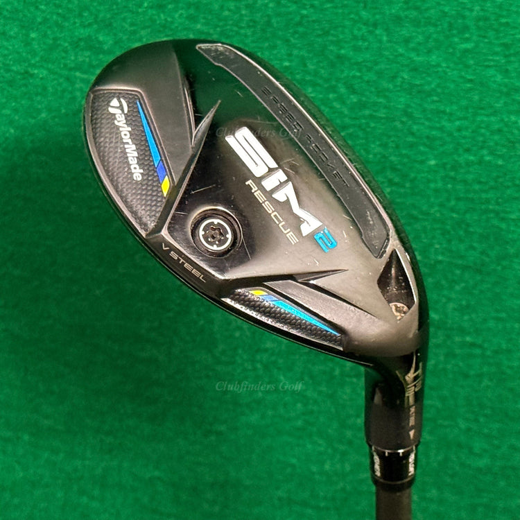 TaylorMade SIM 2 Rescue 22° 4 Hybrid Aldila RIP Rescue 65-R Graphite Regular