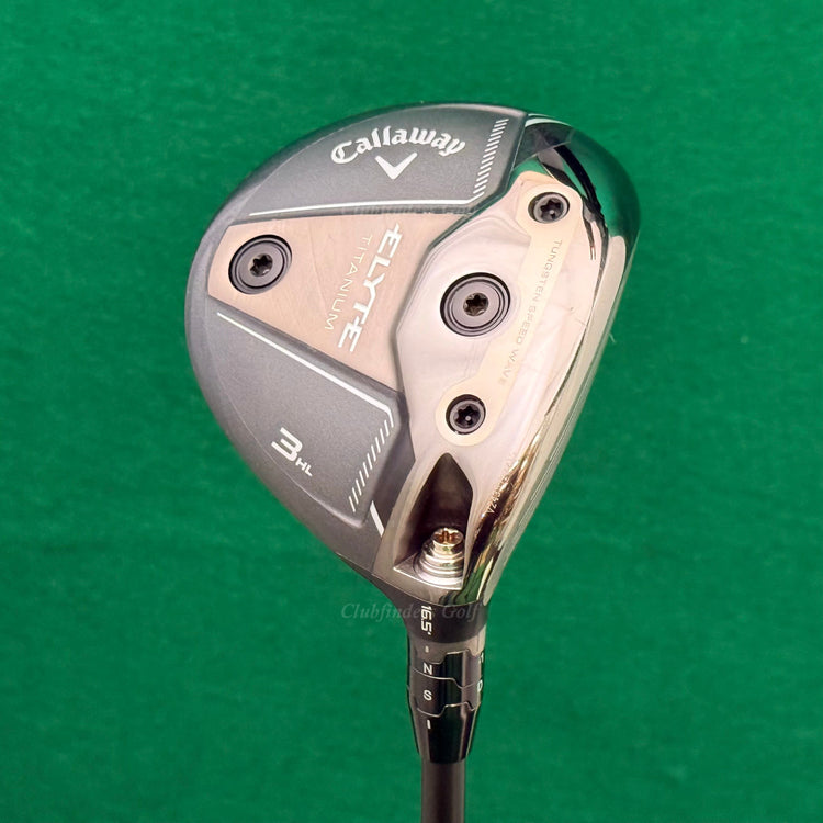 Callaway ELYTE Titanium 16.5° Fairway Wood 3HL Cypher Fifty 5.5 Regular