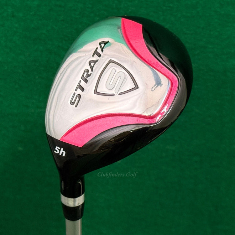 LH Lady Callaway Golf Strata 5h Hybrid Factory Graphite Ladies w/ Headcover