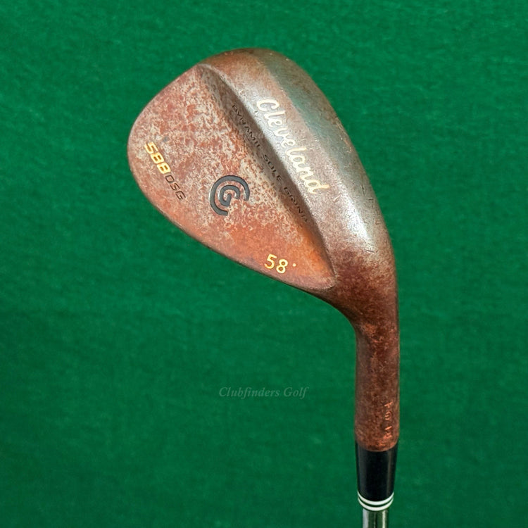 Cleveland 588 DSG RTG+ 58° Lob Wedge Dynamic Gold Steel Wedge Flex