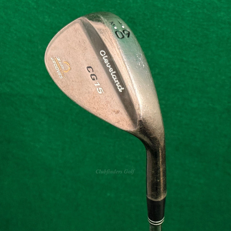 Cleveland CG15 ZIp Grooves Oil Quench 60-12 60° Lob Wedge Traction Wedge Flex