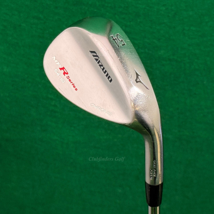 Mizuno MP R Series Chrome 54-10 54° Sand Wedge Dynamic Gold Steel Wedge Flex