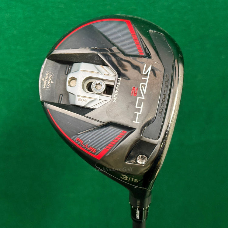 TayorMade Stealth 2 Plus 15° Fairway Wood 3 Mitsubishi Chemical REAX 65 Stiff