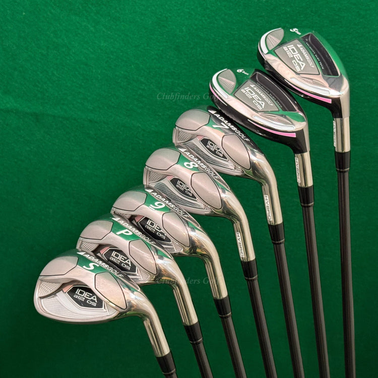 Lady Adams Golf A12 OS 5H, 6H, 7-PW, SW Iron Set Ultra-Lite 50g Graphite Ladies