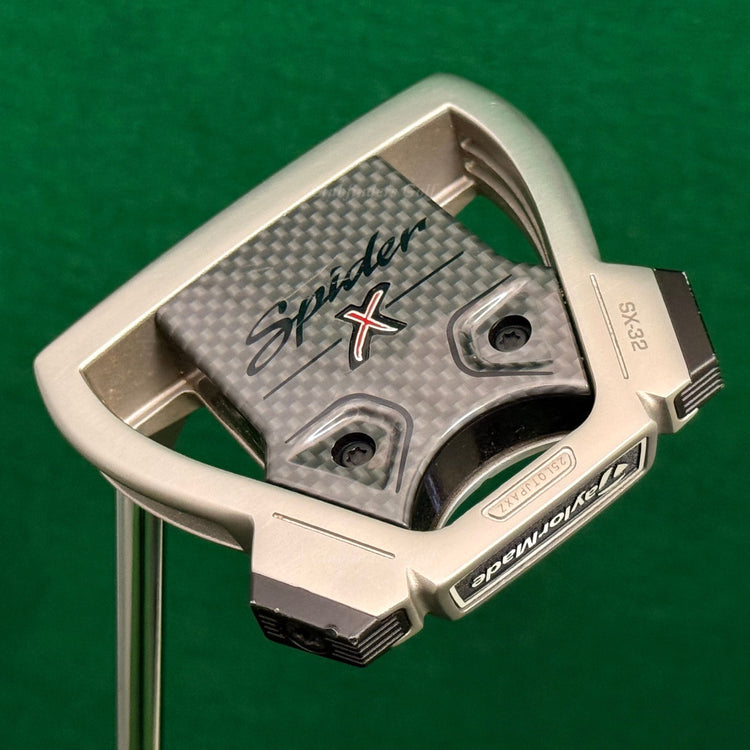 LH TaylorMade Spider X SX-32 HydroBlast #3 Slant Mallet 34" Putter w/SuperStroke