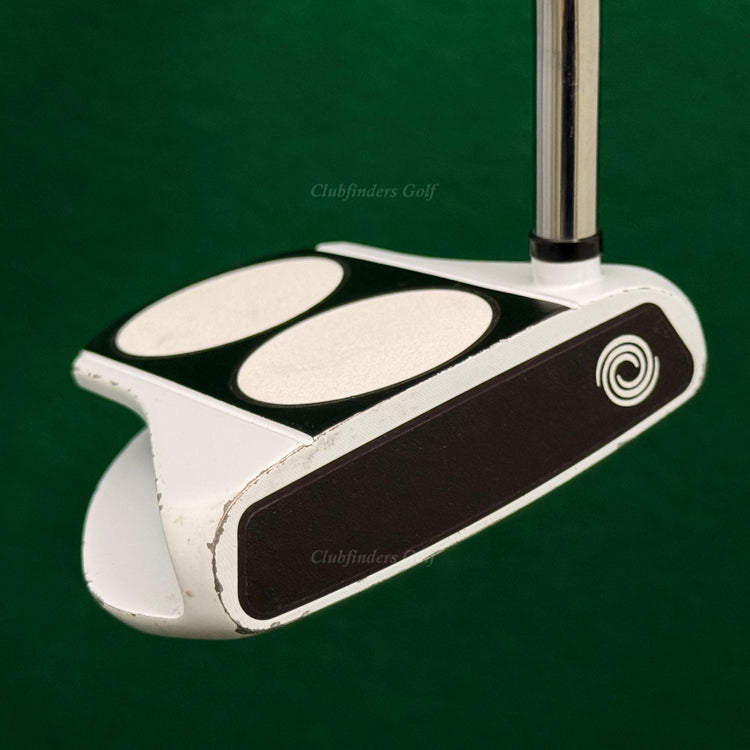 Odyssey Versa 2-Ball White 34" Double-Bend Mallet Putter w/ Super Stroke