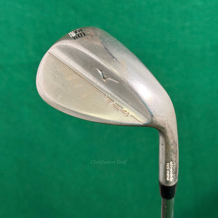 Mizuno T24 Satin Raw 58-8C 58° Lob Wedge Dynamic Gold S400 TI Steel Stiff