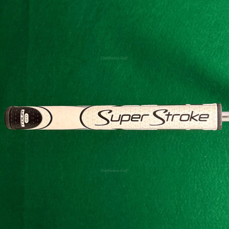 Odyssey Versa 2-Ball White 34" Double-Bend Mallet Putter w/ Super Stroke