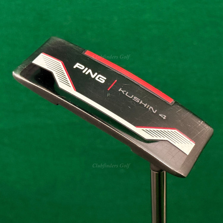Ping 2021 Kushin 4 Black Dot 34.5" Flow-Neck Wide-Blade Putter Golf Club