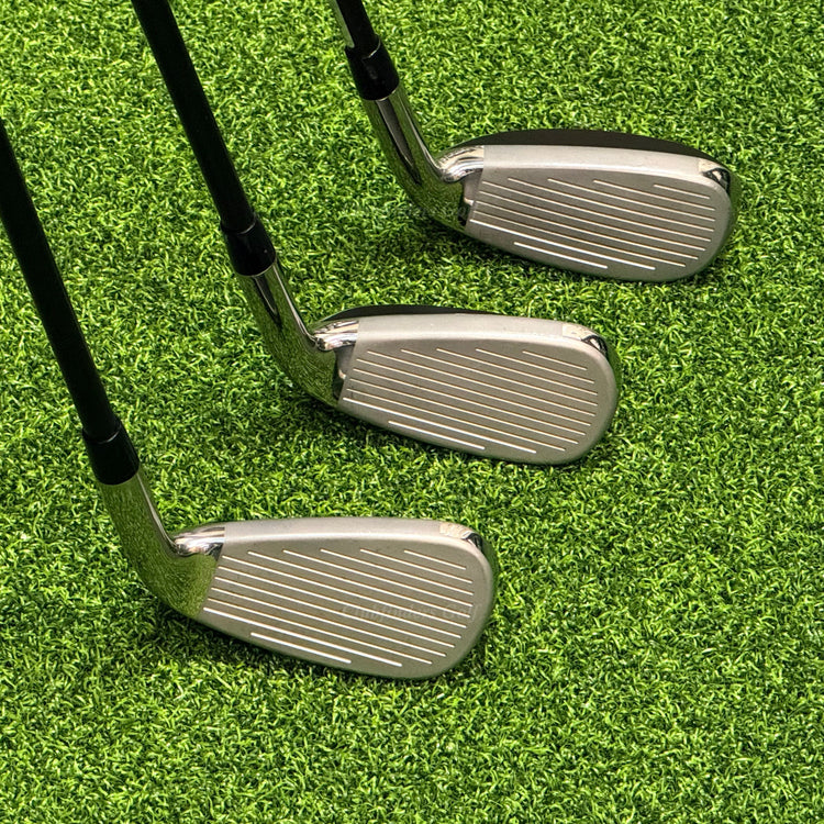 LH Cleveland Halo XL Full-Face 4-GW Iron Set UST Helium 60I F3 Graphite Regular