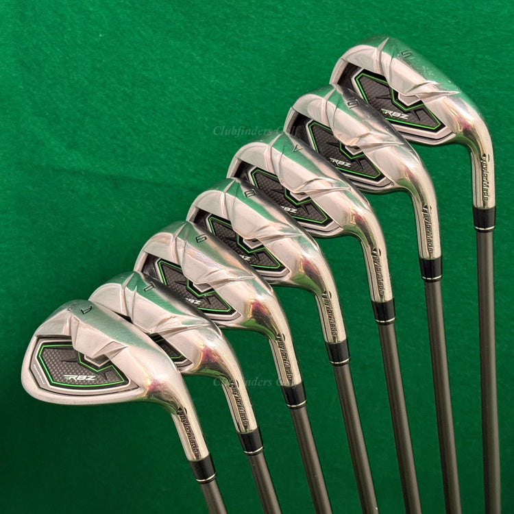 TaylorMade RBZ RocketBallz High Polish 5-AW Iron Set RBZ Graphite Regular