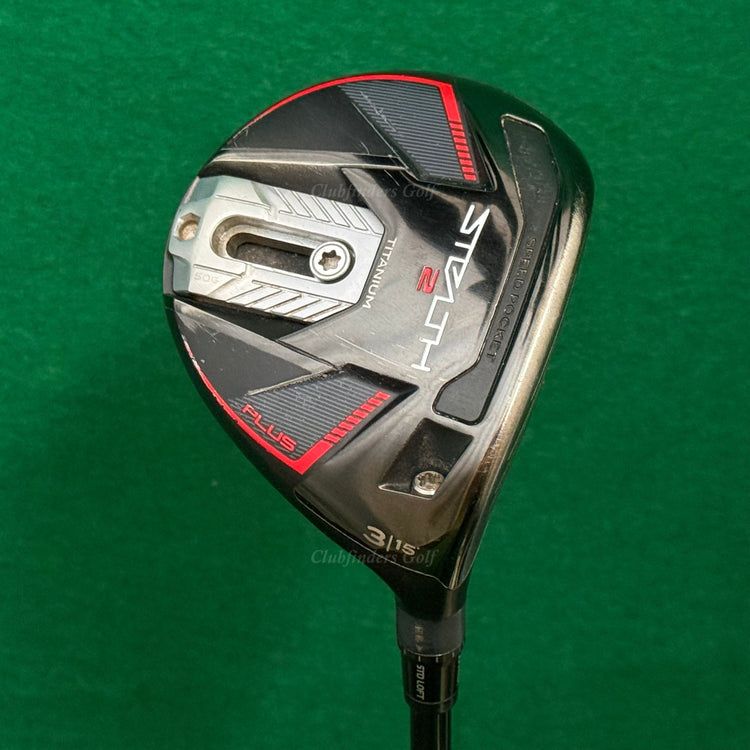 TayorMade Stealth 2 Plus 15° Fairway Wood 3 Mitsubishi Kai'li FW 75s Stiff w/ HC