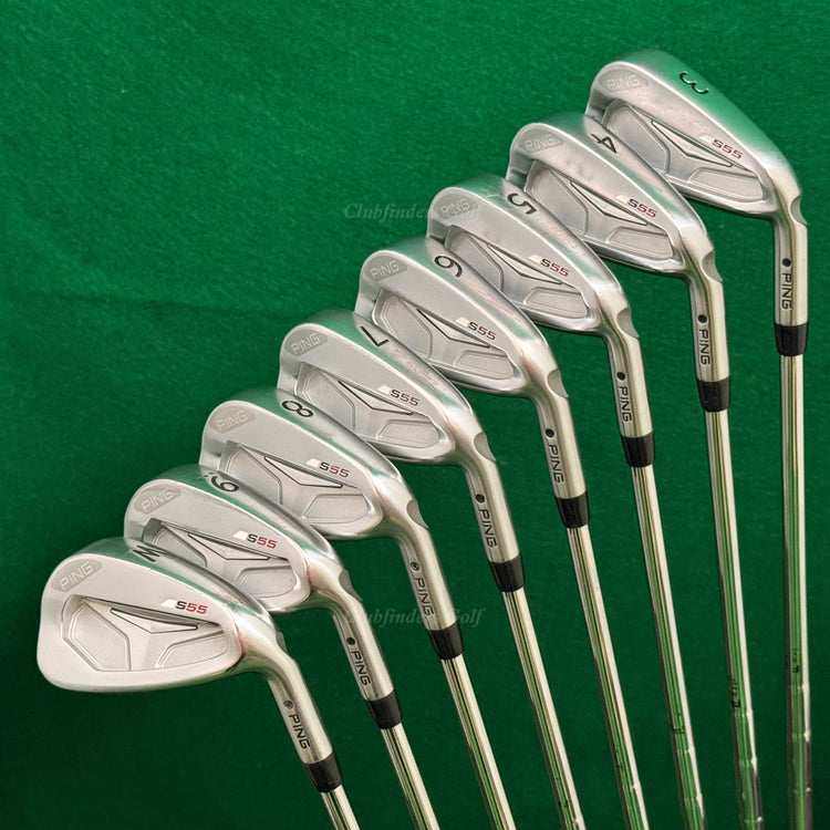Ping S55 Black Dot Forged 3-PW Iron Set Ping CFS Steel Regular
