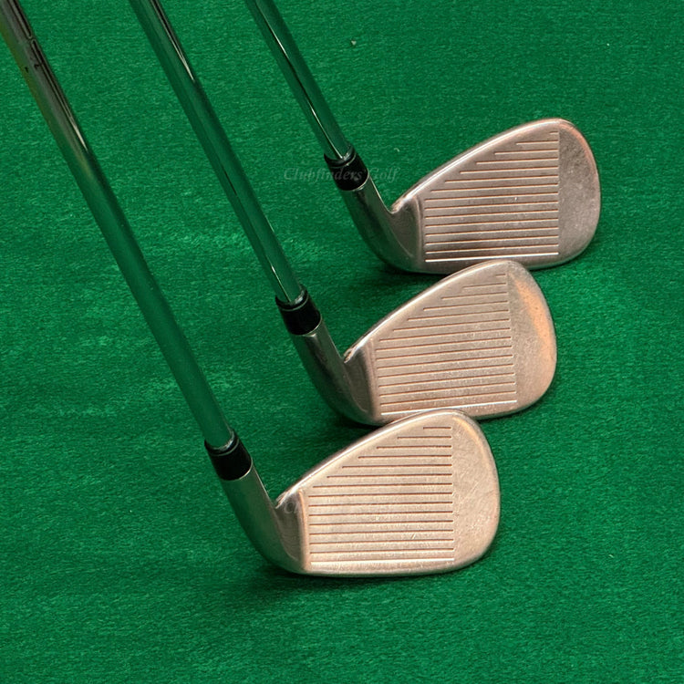 LH TaylorMade RBZ RocketBallz 5-AW Iron Set Factory Steel Regular