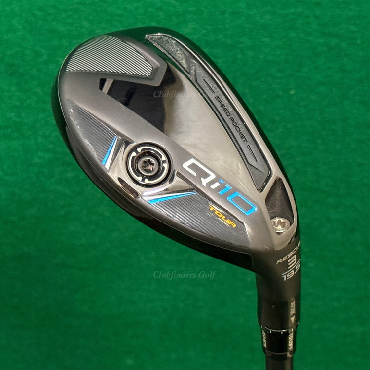 TaylorMade Qi10 Tour 19.5° 3 Hybrid Tensei Blue AV Ltd 75HY Graphite Stiff w/HC