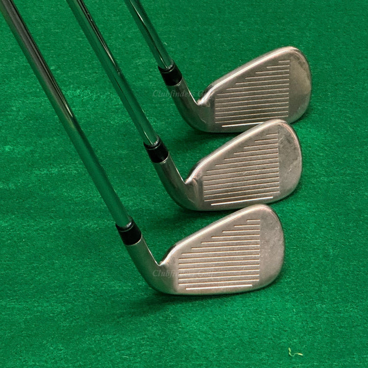LH TaylorMade RBZ RocketBallz 5-AW Iron Set Factory Steel Regular