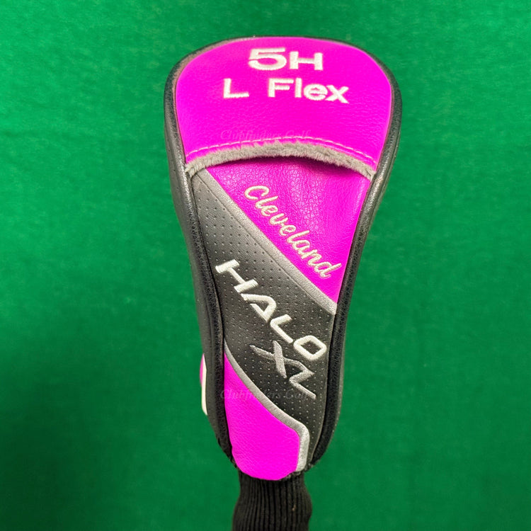 Lady Cleveland Launcher Halo XL 24° 5 Hybrid Aldila Ascent 40-L Ladies w/HC