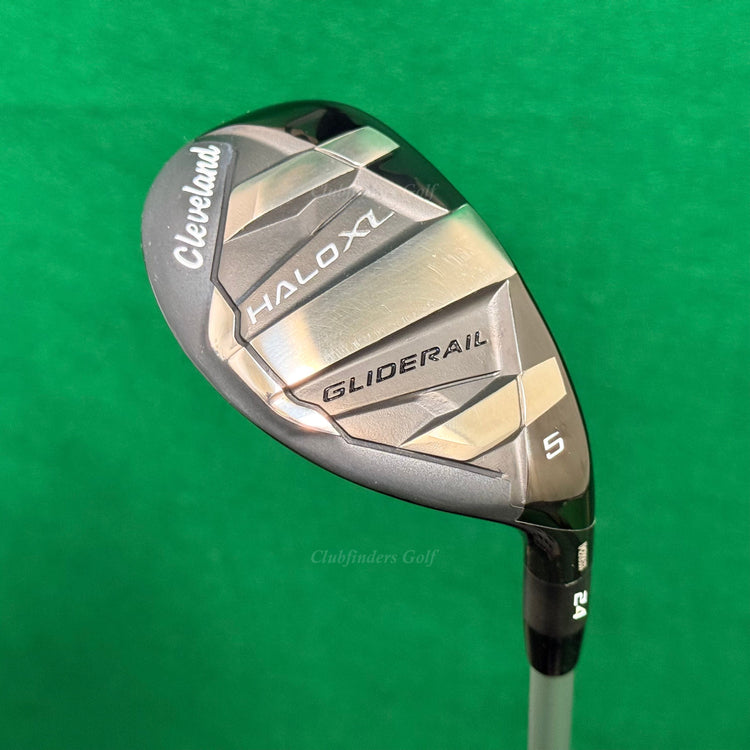 Lady Cleveland Launcher Halo XL 24° 5 Hybrid Aldila Ascent 40-L Ladies w/HC