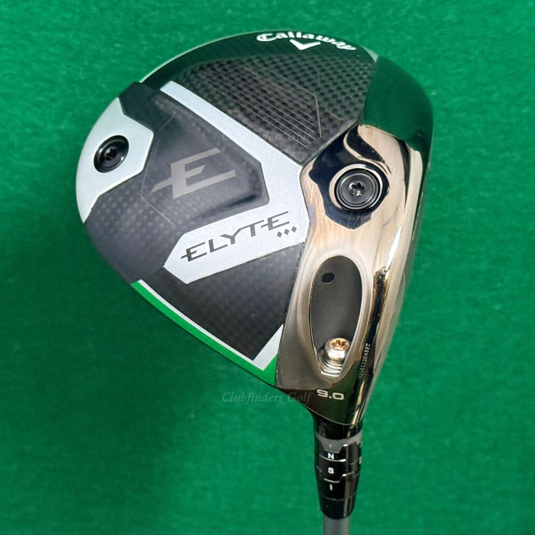 Callaway ELYTE Triple Diamond 9° Driver Denali Frost White 50G 6.0 Stiff w/ HC