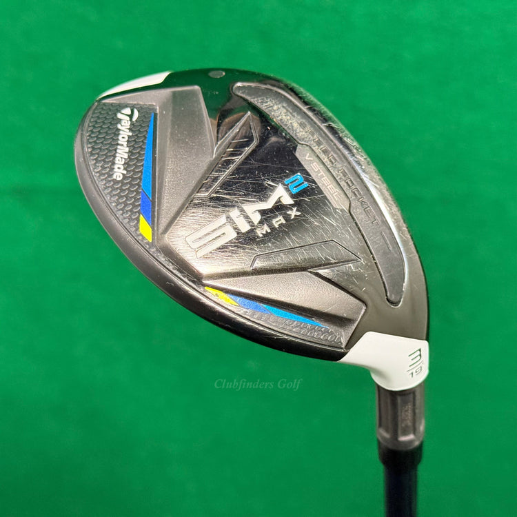 TaylorMade SIM2 MAX Rescue 19° 3 Hybrid Fujikura Ventus Blue 7-S Stiff w/HC