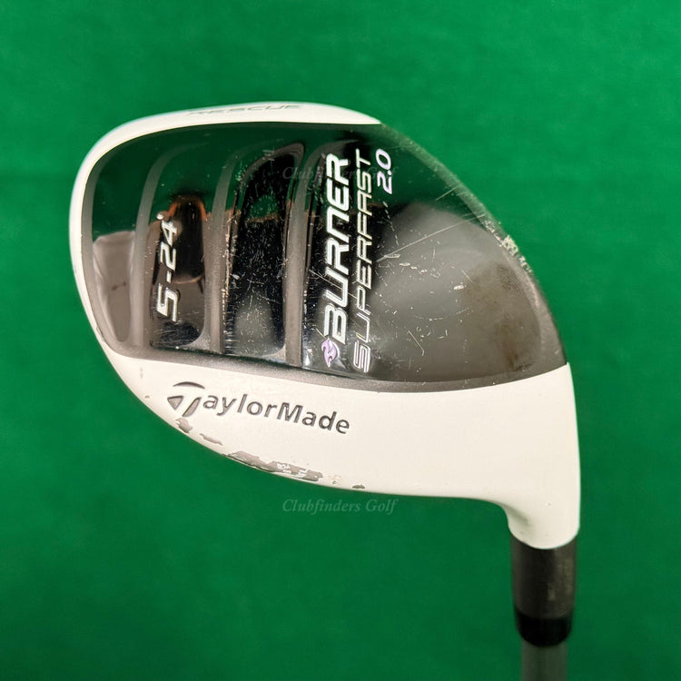 Lady TaylorMade Burner Superfast 2.0 24° 5 Hybrid REAX 50 Graphite Ladies