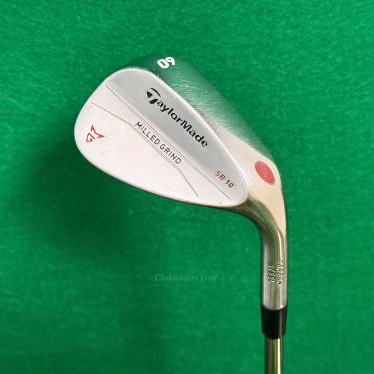 TaylorMade Milled Grind Chrome 60-SB10 60° Lob Wedge Dynamic Gold Wedge Flex