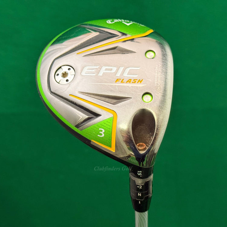 Callaway EPIC Flash 15° Fairway Wood 3 Project X Even Flow 5.5-R 65g Regular