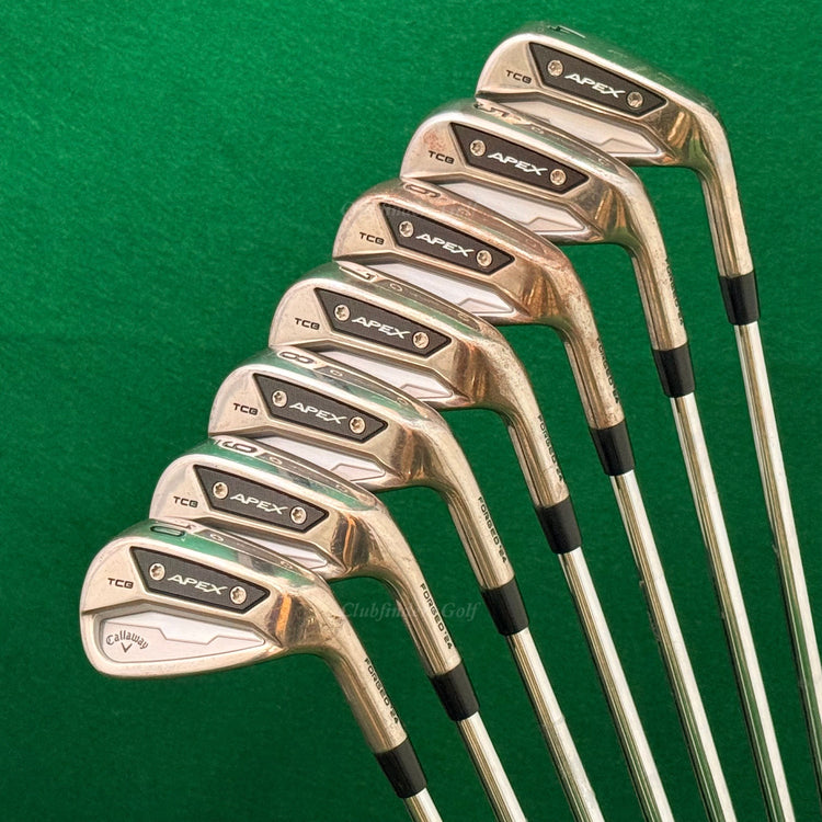 Callaway Apex TCB Forged '24 RAW Oil Ltd. Ed. 4-10 Iron Set Modus 3 Tour X-Stiff