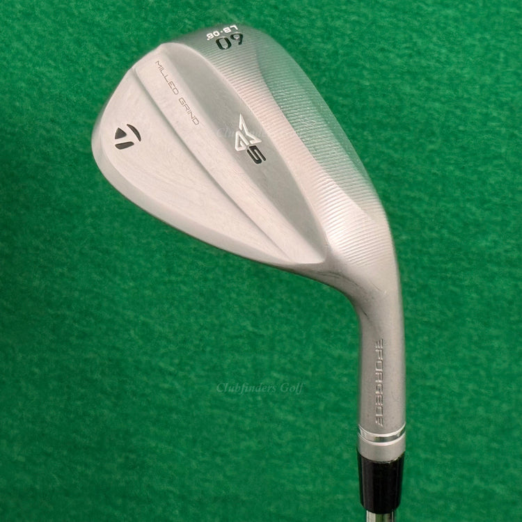 TaylorMade Milled Grind 5 MG5 Chrome 60-LB8 60° Lob Wedge DG S200 TI Steel Stiff