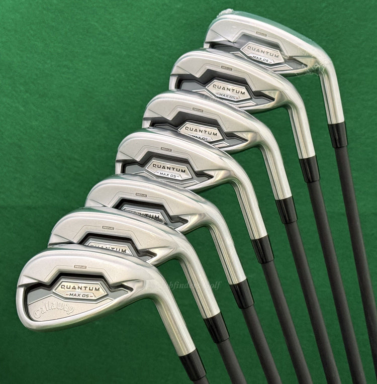 Callaway Quantum MAX OS 2026 5-AW Iron Set 5-AW Vanquish 5/R2 Seniors *Read*