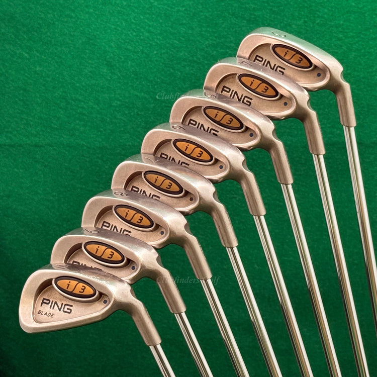 Ping i3 Blade Blue Dot 3-PW Iron Set Factory Cushin JZ Steel Stiff