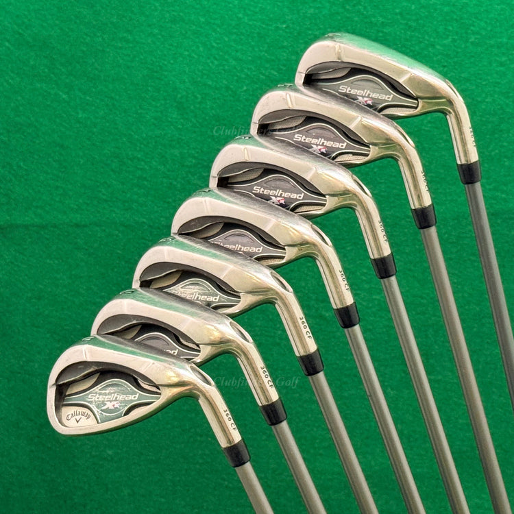 Callaway Steelhead XR 360 CF 4-PW Iron Set Ozik Program F15 55A Graphite Seniors