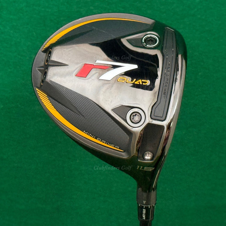 TaylorMade r7 Quad Mini Driver 11.5° Driver Fujikura Speeder MD 6-X XStiff w/ HC