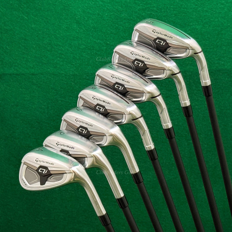 TaylorMade Qi Max 5-AW Iron Set TaylorMade KBS REAX 55-A Graphite Seniors
