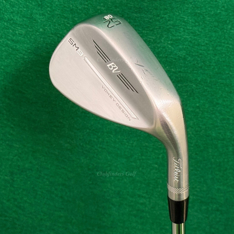 Titleist Vokey SM9 Chrome 52-8F 52° Gap Wedge Vokey Design Steel Wedge Flex