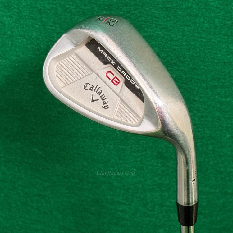 Callaway Mack Daddy CB Chrome 52-12 52° Gap Wedge KBS Hi-Rev 2.0 105 Wedge Flex