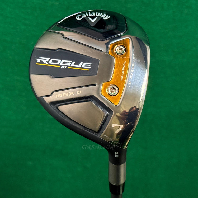 Callaway Rogue ST MAX D 22° Fairway 7 Wood HZRDUS Smoke Black 70g Extra Stiff