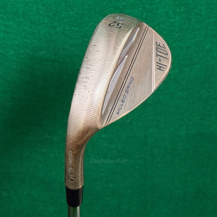 LH TaylorMade Milled Grind Hi-Toe 3 52-9 52° Gap Wedge Hi-Rev 2.0 115 Regular