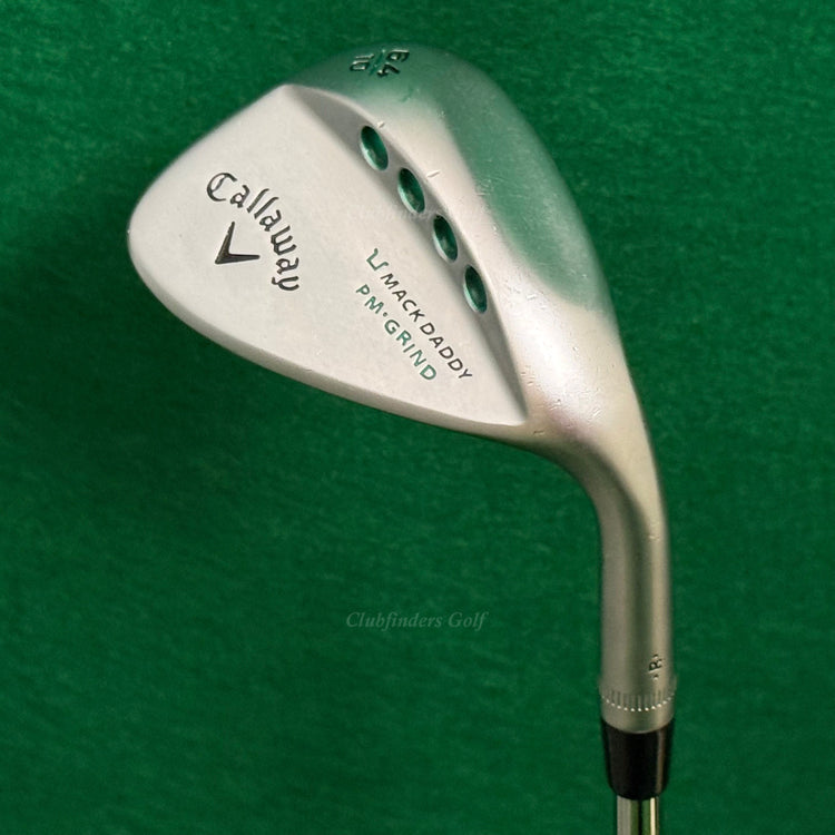 Callaway Mack Daddy PM Grind Chrome 64-10 64° Lob Wedge KBS Tour-V Wedge Flex