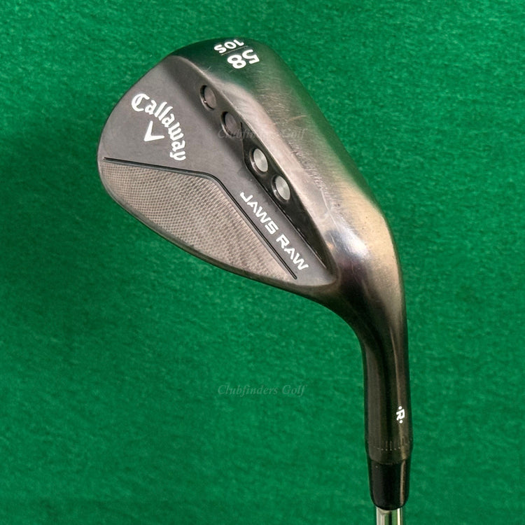 Callaway Jaws Raw Black Plasma 58-10S 58° Lob Wedge Dynamic Gold S200 Stiff