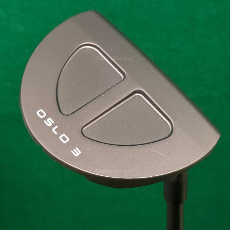 Ping PLD OSLO 3 Gunmetal Milled 35" Flow-Neck Mallet Putter Golf Club