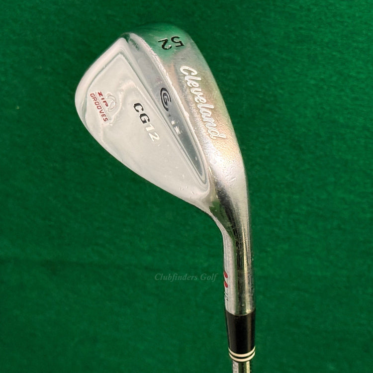 Cleveland CG12 Chrome 52-10 52° Gap Wedge Dynamic Gold Steel Wedge Flex