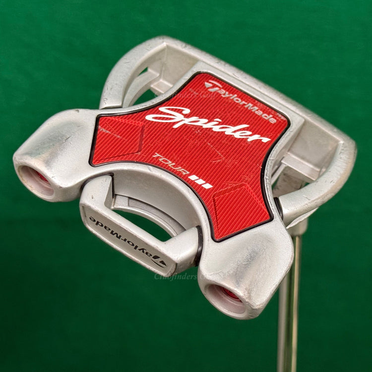 TaylorMade Spider Tour Diamond Silver 36" L-Neck Mallet Putter w/ Stability