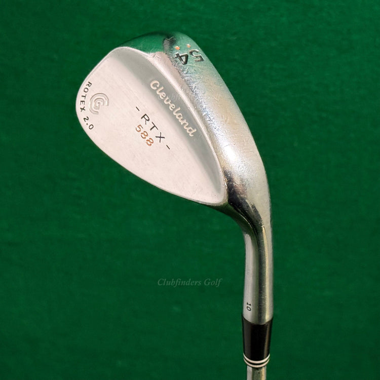 Cleveland 588 RTX Rotex 2.0 Chrome 54-10 54° Sand Wedge Dynamic Gold Wedge Flex