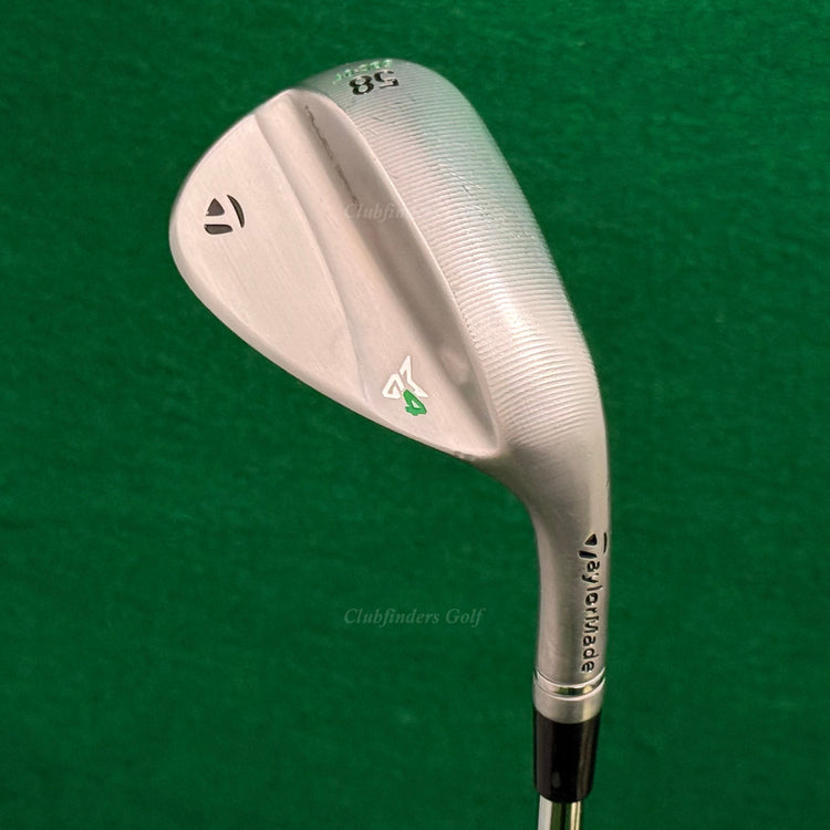 TaylorMade Milled Grind 4 MG4 Chrome 58-SBC9 58° Lob Wedge DG 115 TI Wedge Flex