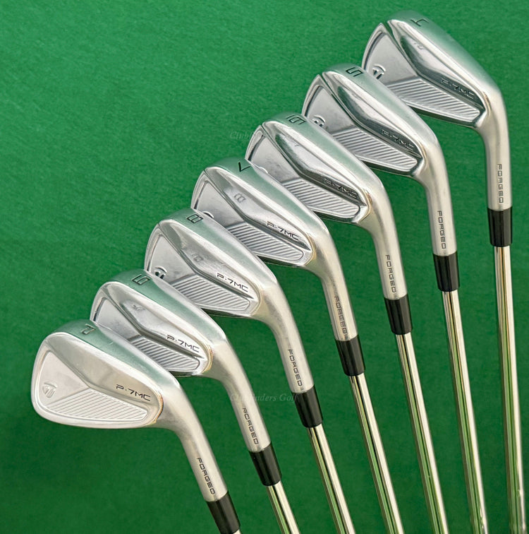 TaylorMade P-7MC Forged 4-PW Iron Set KBS $-Taper 120 Steel Stiff
