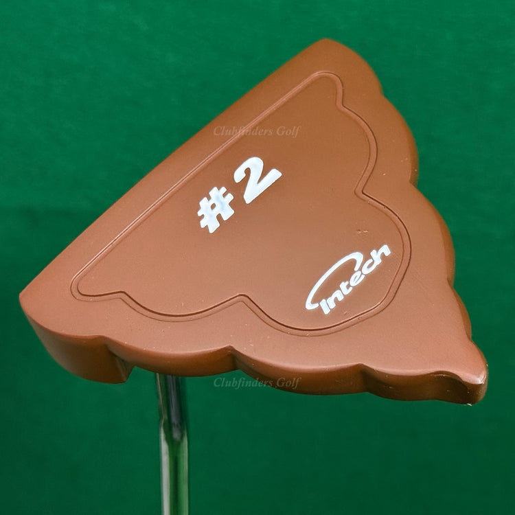LH InTech Golf #2 Poop Emoji 35" Double-Bend Mallet Putter Golf Club w/ HC